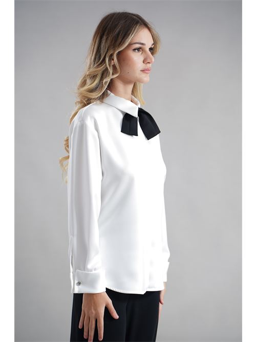 Camicia smoking in raso Simona Corsellini | A25CECA10201INFINITY